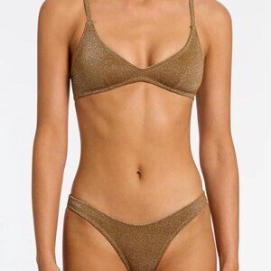 Triangl Swimwear Gold Bikini